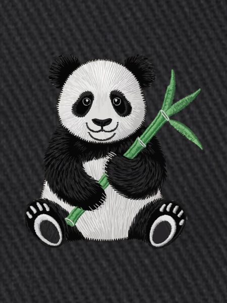 Bestickter Panda