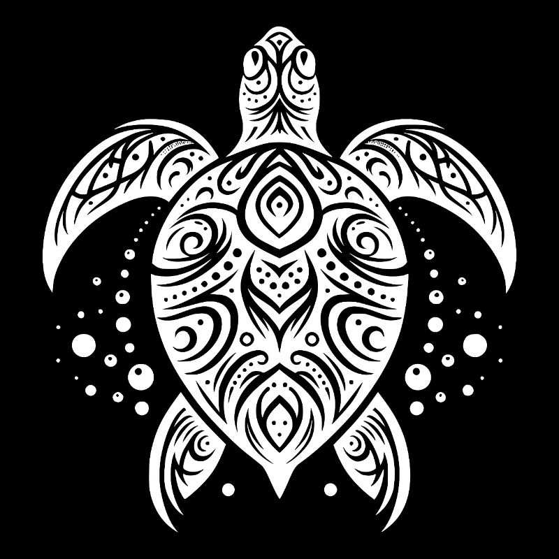 Pacific Turtle Tattoo Art Timeless