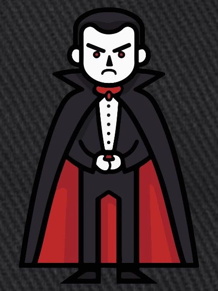 Vampire Halloween Comic