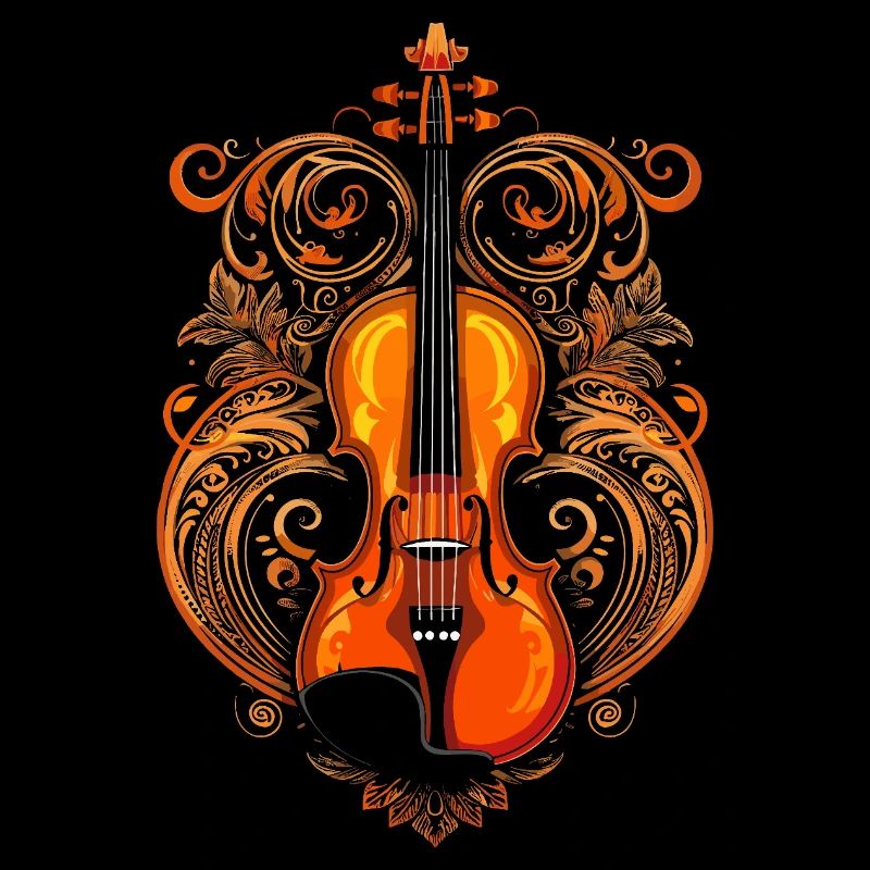 Violine Comic Art