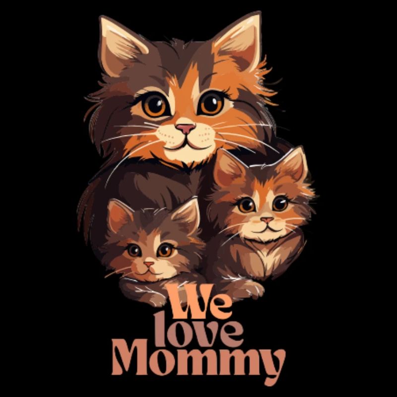 Chat - On adore maman
