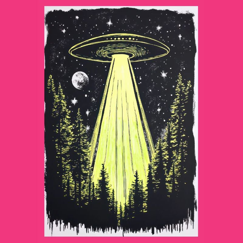 UFO in den Mitternachtskiefern