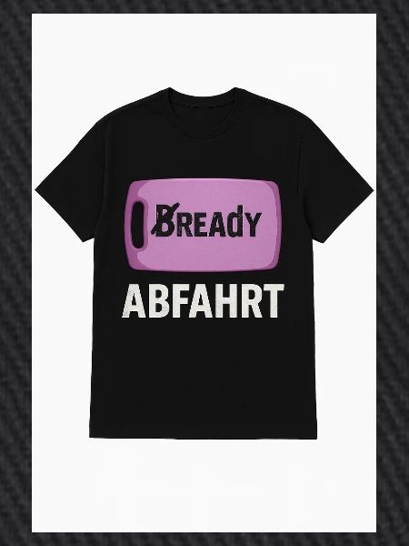 Bready Abfahrt T-Shirt mit Backwaren-Motiv