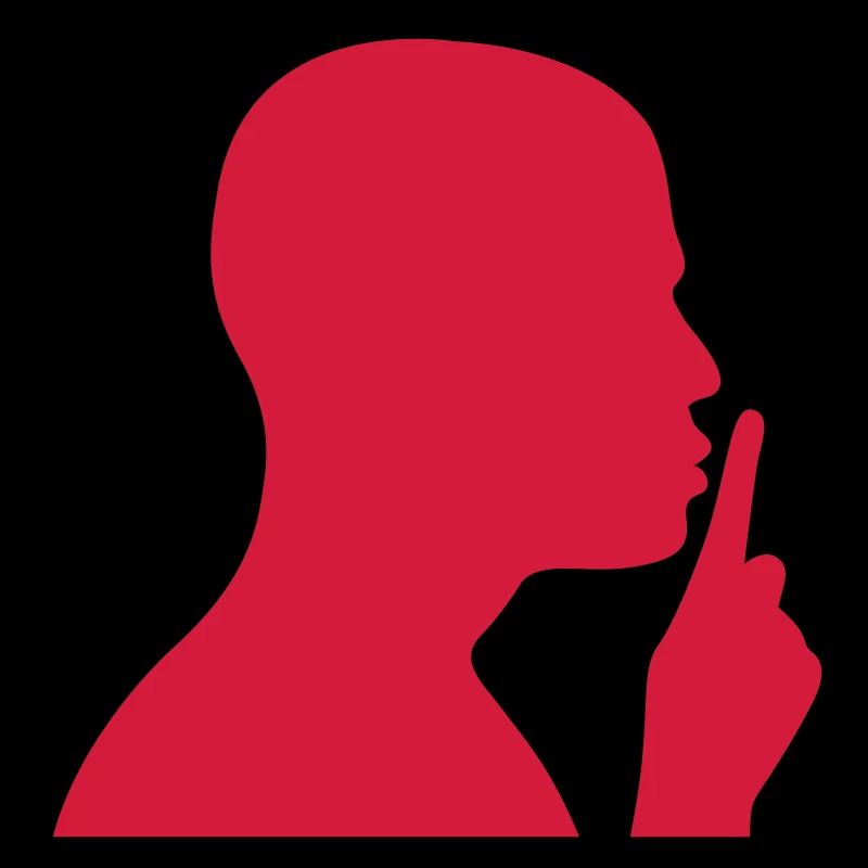 A man whispering