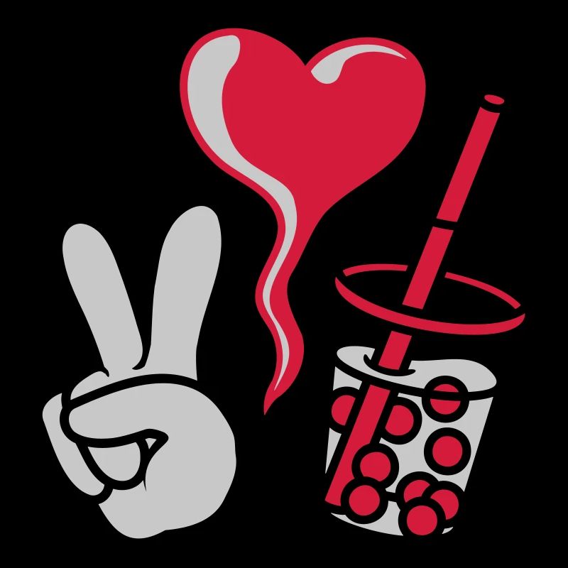Peace Love Bubble Tea