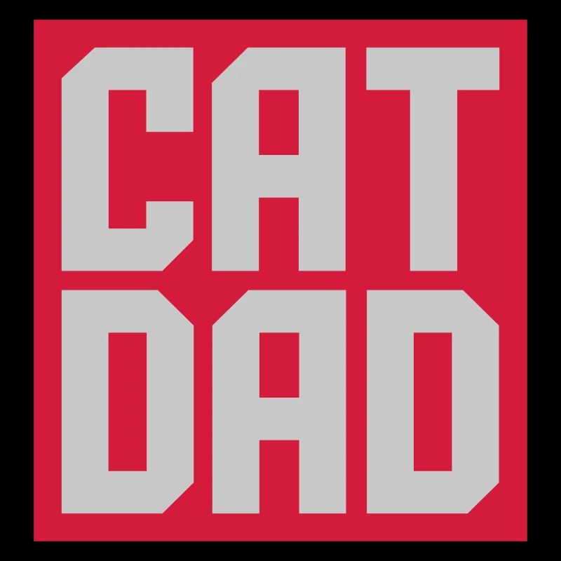 Shield Cat Dad Design