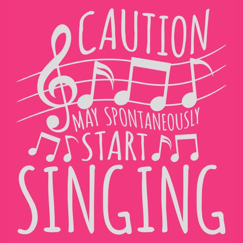 may spontaneously start singing