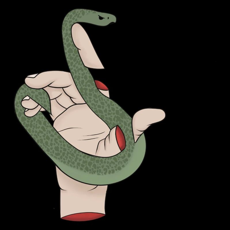 Snake in hand