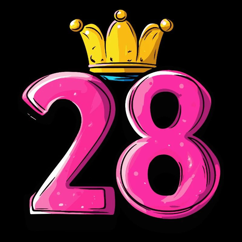 28 Zahl Krone