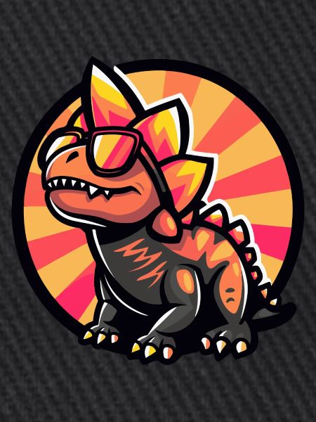 Dinosaur stegosaurus summer