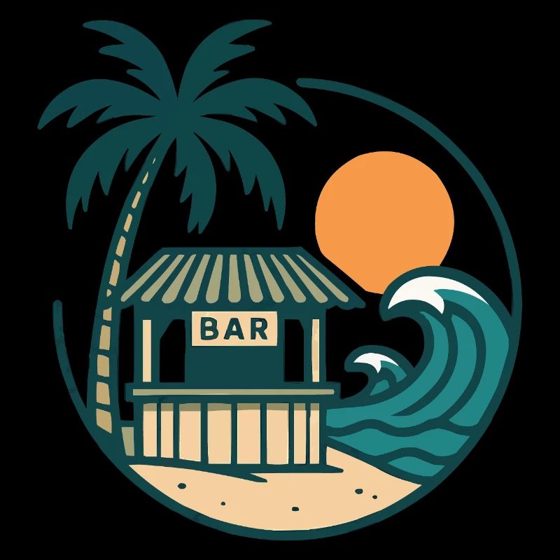 Bar de l’île de plage