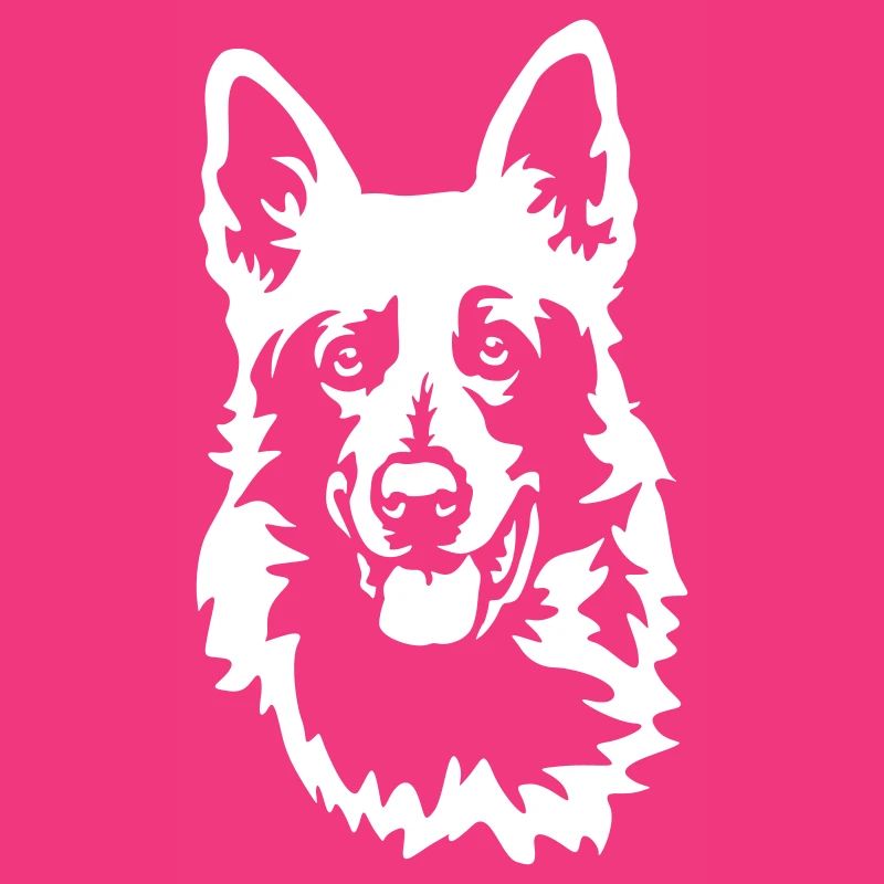 Schweizer Schäferhund Kopf "Black Edition"