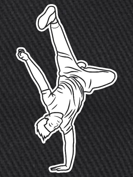 B Boy Skizze