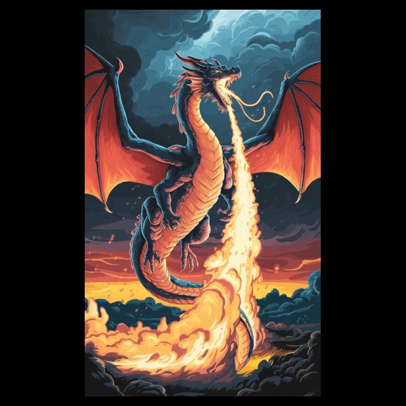FEUERSPEIENDER DRACHE