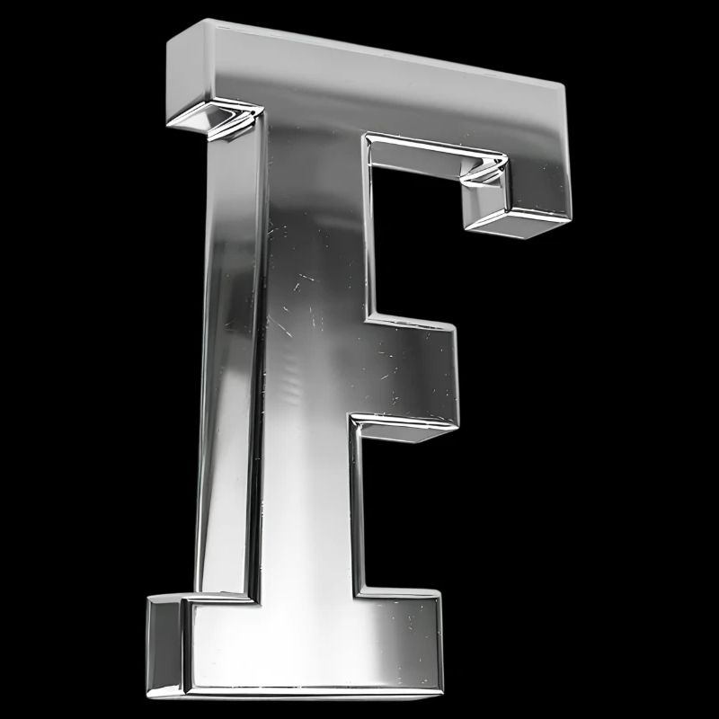 Chrome ,, F " Metallic