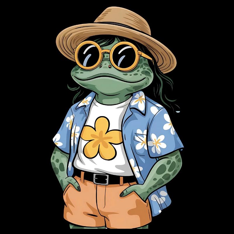Funny Summer Frog