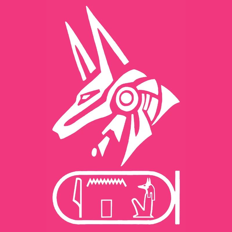 Dieu égyptien Anubis (blanc)
