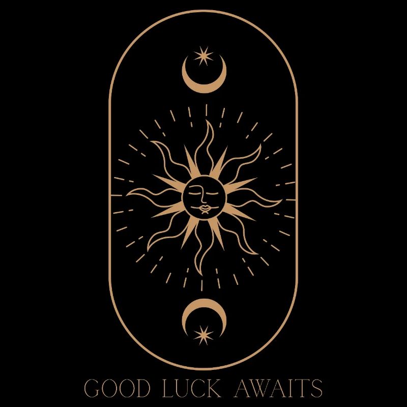 Fine Line Sun & Moons – Good Luck Awaits