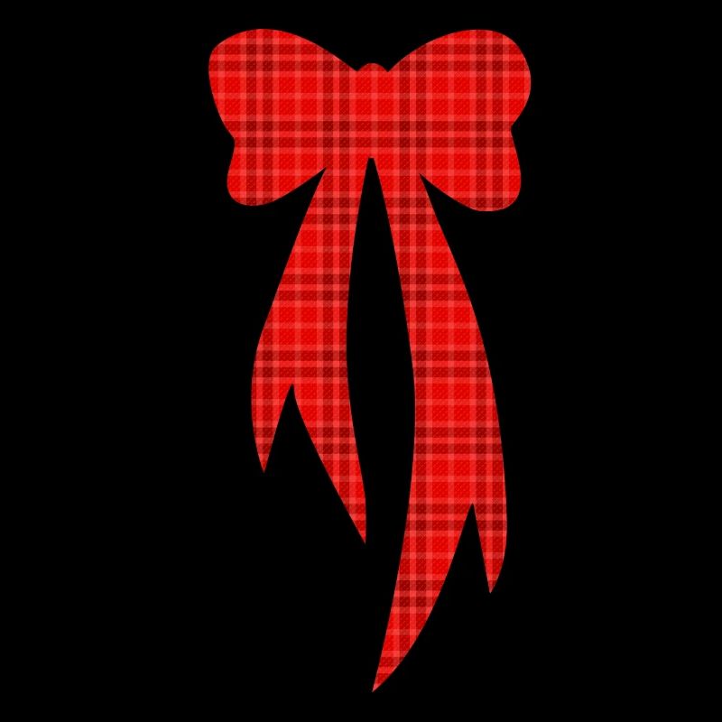 Schleife Schottenmuster