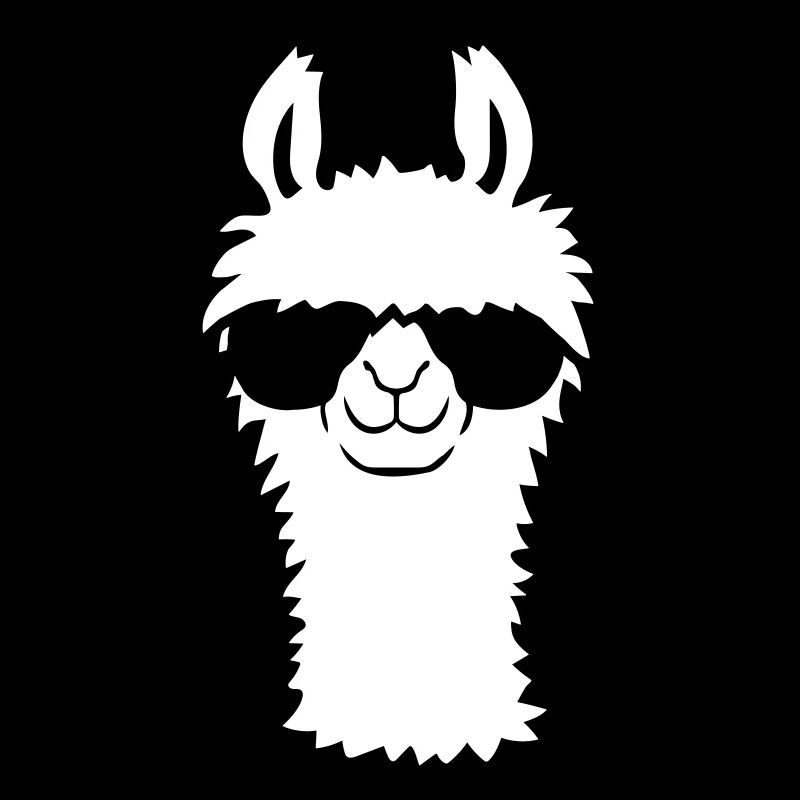 Flauschiges Lama Cool