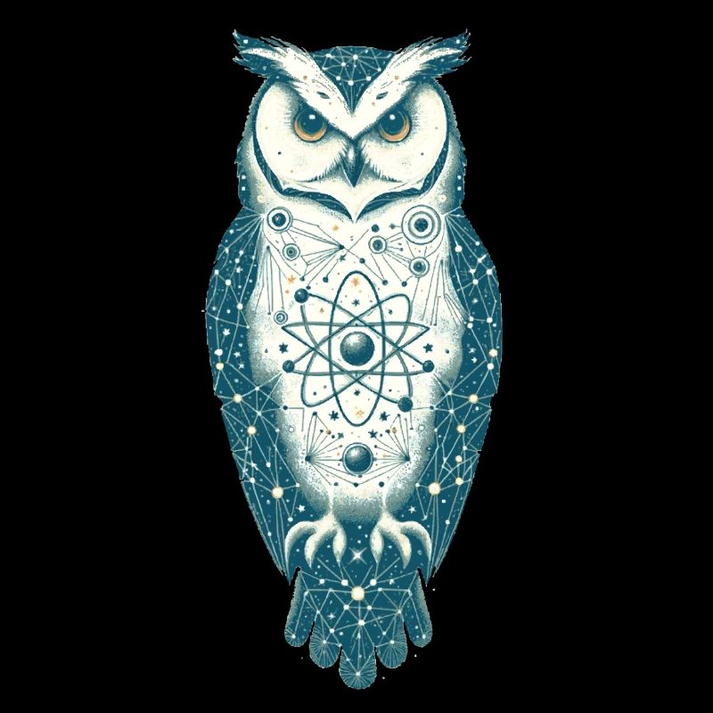 Eule im All | Weltall in der Eule