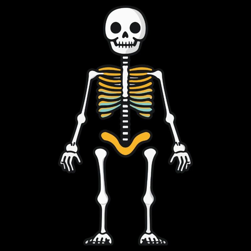 Skeleton Comic Halloween