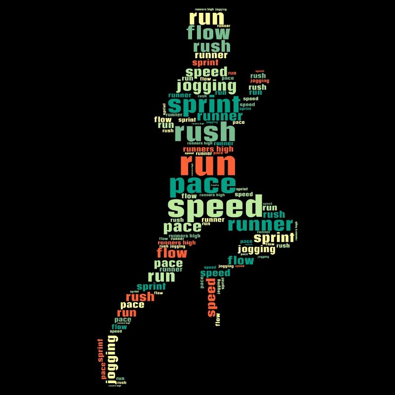 Running Rush run Pace Speed Marathon Runner gifts