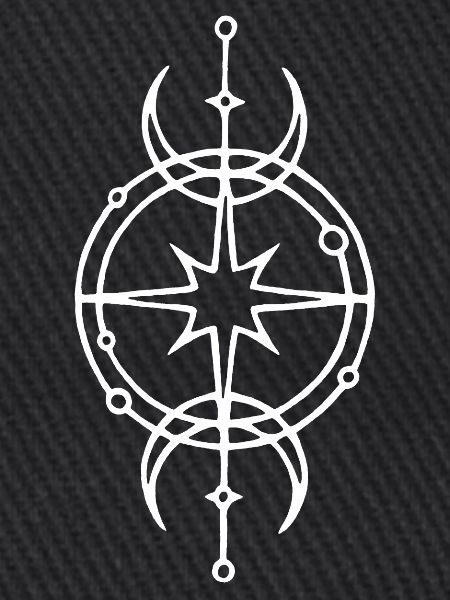 Weißes Schutzsymbol