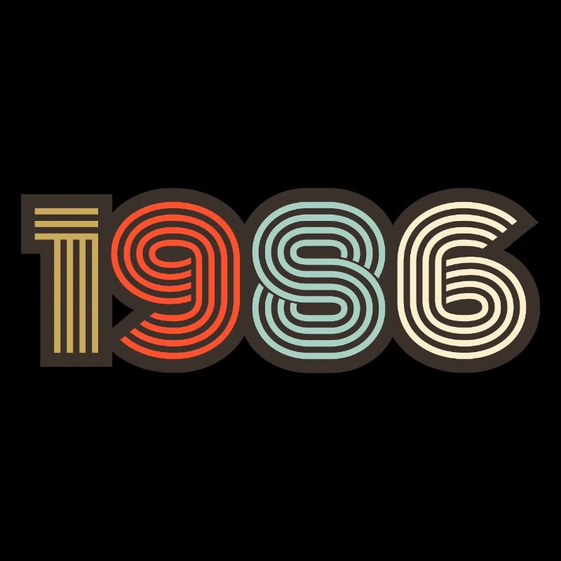 1986 rétro vintage