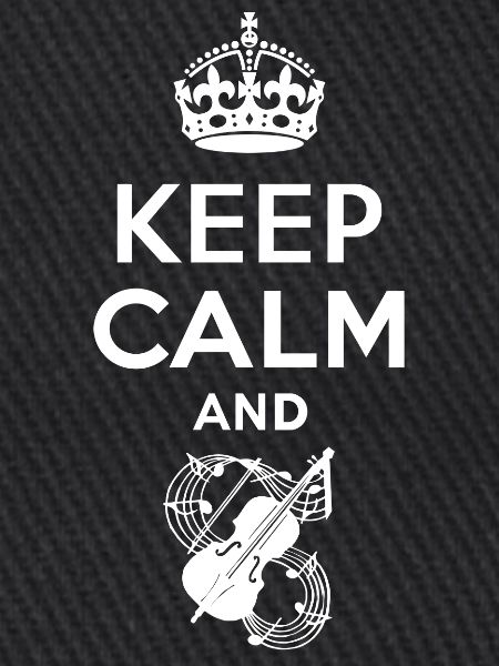 Keep Calm - Geige