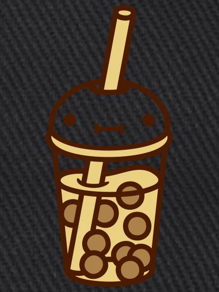 Gesicht Bubble Tea Comic