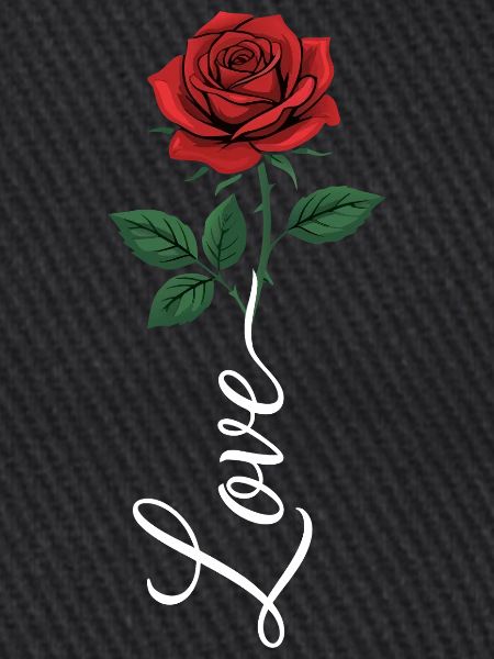 Love Rote Rose