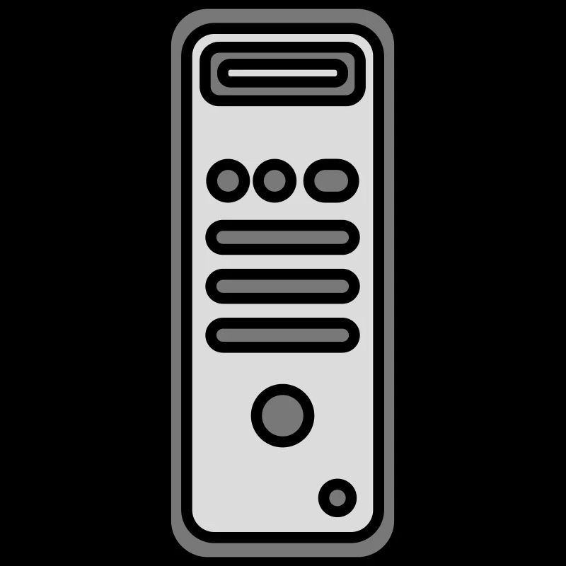 Icon Logo Gehäuse Computer