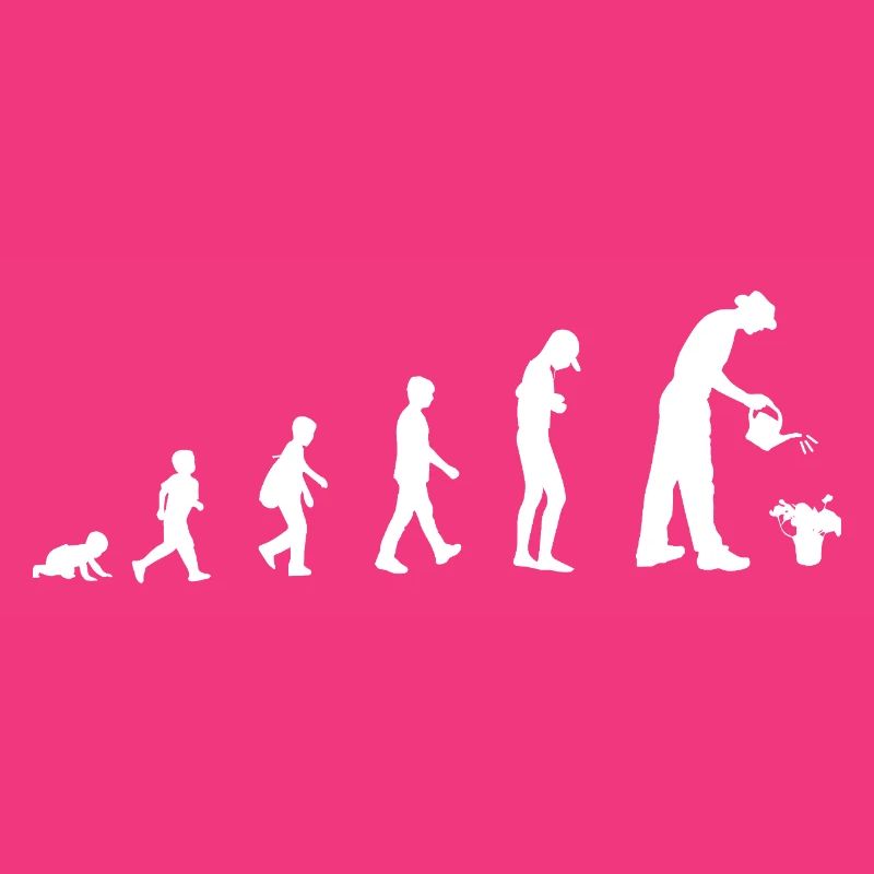 Évolution du bébé au jardinier
