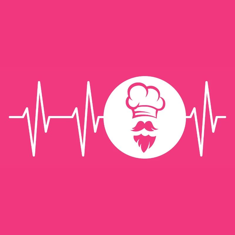 Heartbeat Bakery Baker Beard Pulse Master icon