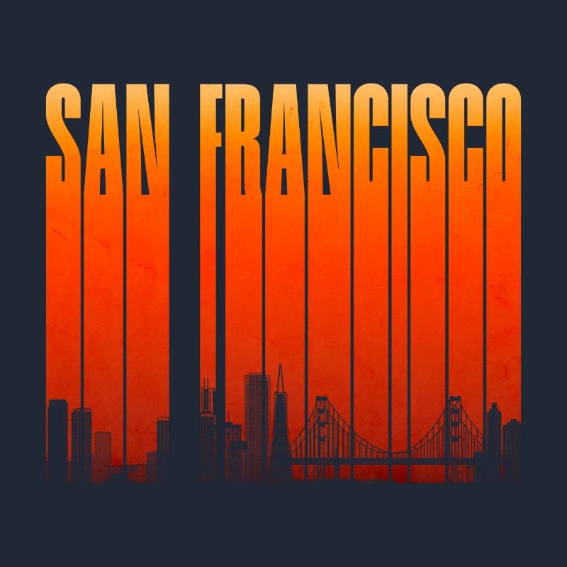 San Francisco Skyline Gradient