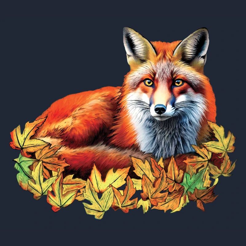 Rotfuchs im Herbst