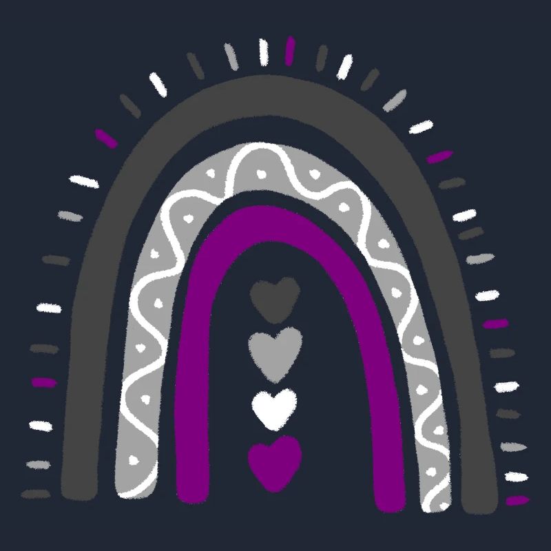Asexuelle Boho Regenbogen Ace Pride