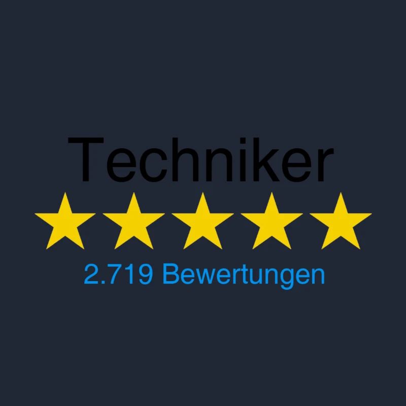 Techniker mit Bewertung