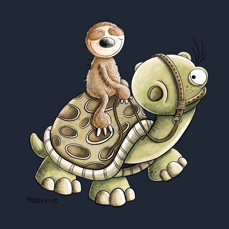 Lazy Sloth Rides Turtle I Chill Break