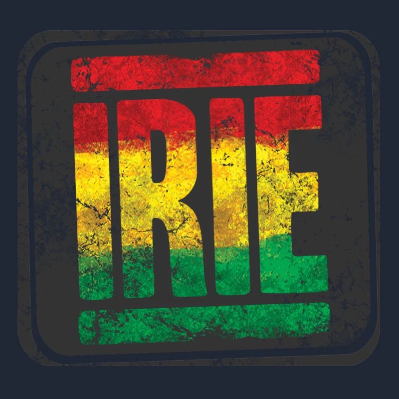 Design rasta authentique avec dégradé