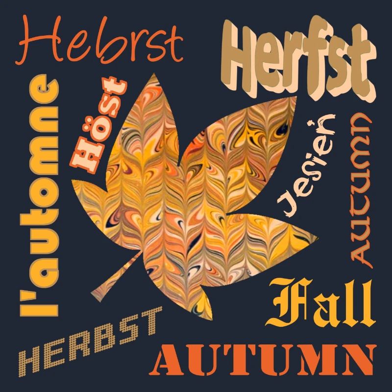 herbst schrift mit blatt e 266
