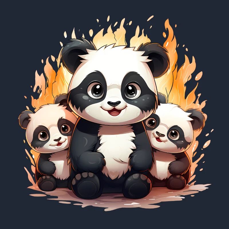 Baby panda squad