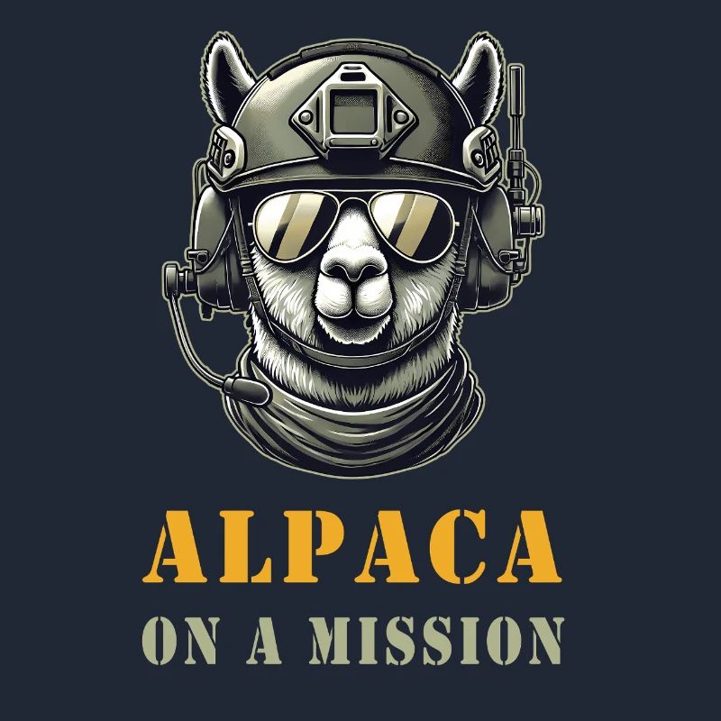 Alpaka im Einsatz