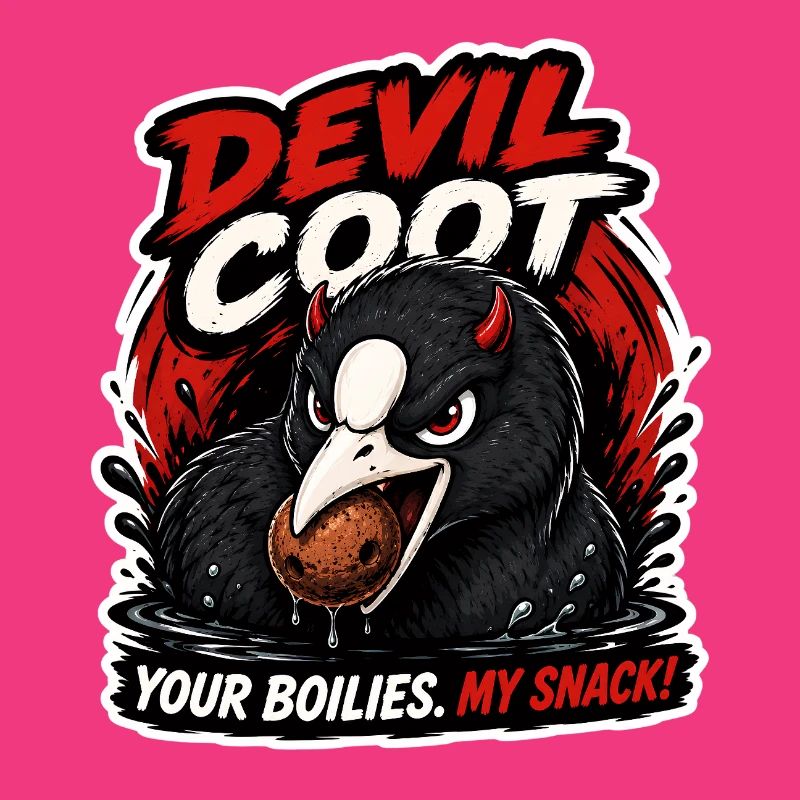Conception drôle de pêche à la carpe Devil Coud