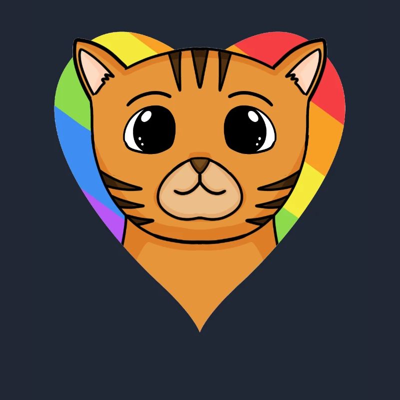 LGBT Katze Bengalkatze Regenbogen
