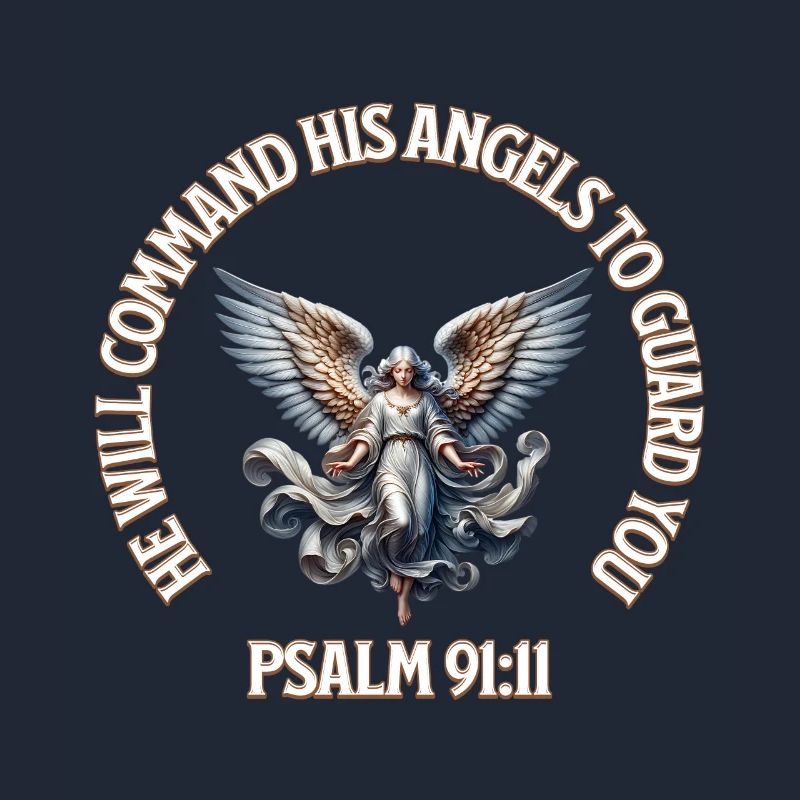 Himmlischer Engel Psalm 91:11 Design