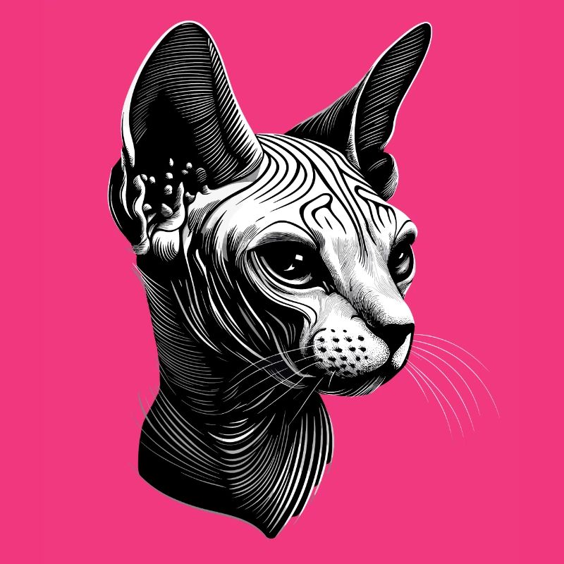 Chat Sphynx Chat Sphynx Chat Canadien Mignon Sphinx