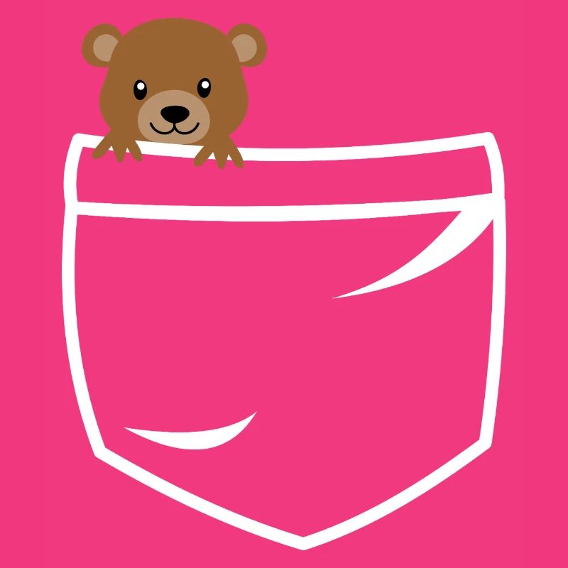 Teddy bear pockets