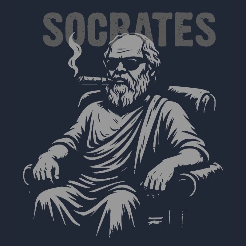 Socrates Smoke Portrait